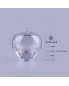 Custom Logo 100ml Perfume Luxury Transparent Oval Glass Bottles