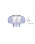 Acrylic 15mm Transparent Perfume Bottle Plastic Cap with Silvery Outside