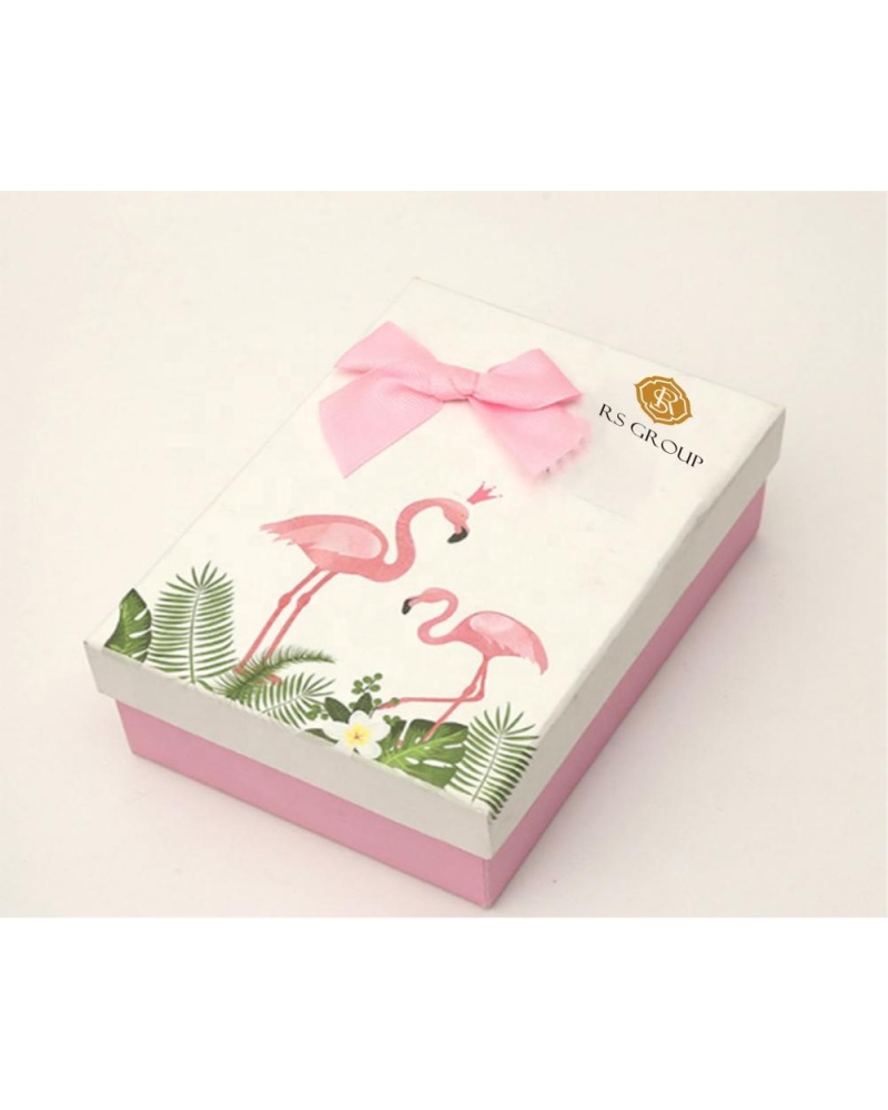 New Made Beautiful Pattern Paper Cosmetic Gift Box Custom Make Up Packaging Box with Lid