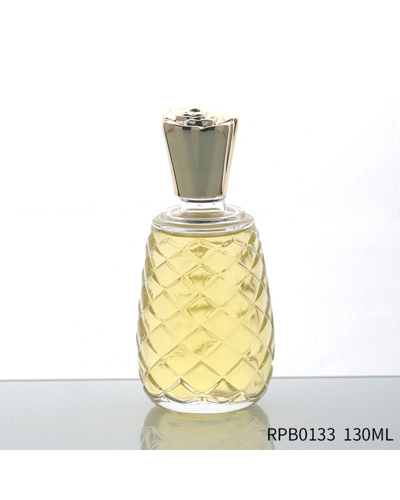 China Factory Design Pineapple Shape Glass 130ml Empty Perfume Bottles for Sale
