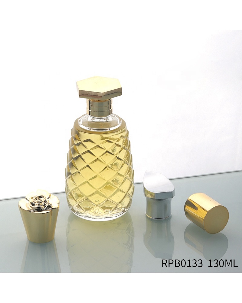 China Factory Design Pineapple Shape Glass 130ml Empty Perfume Bottles for Sale