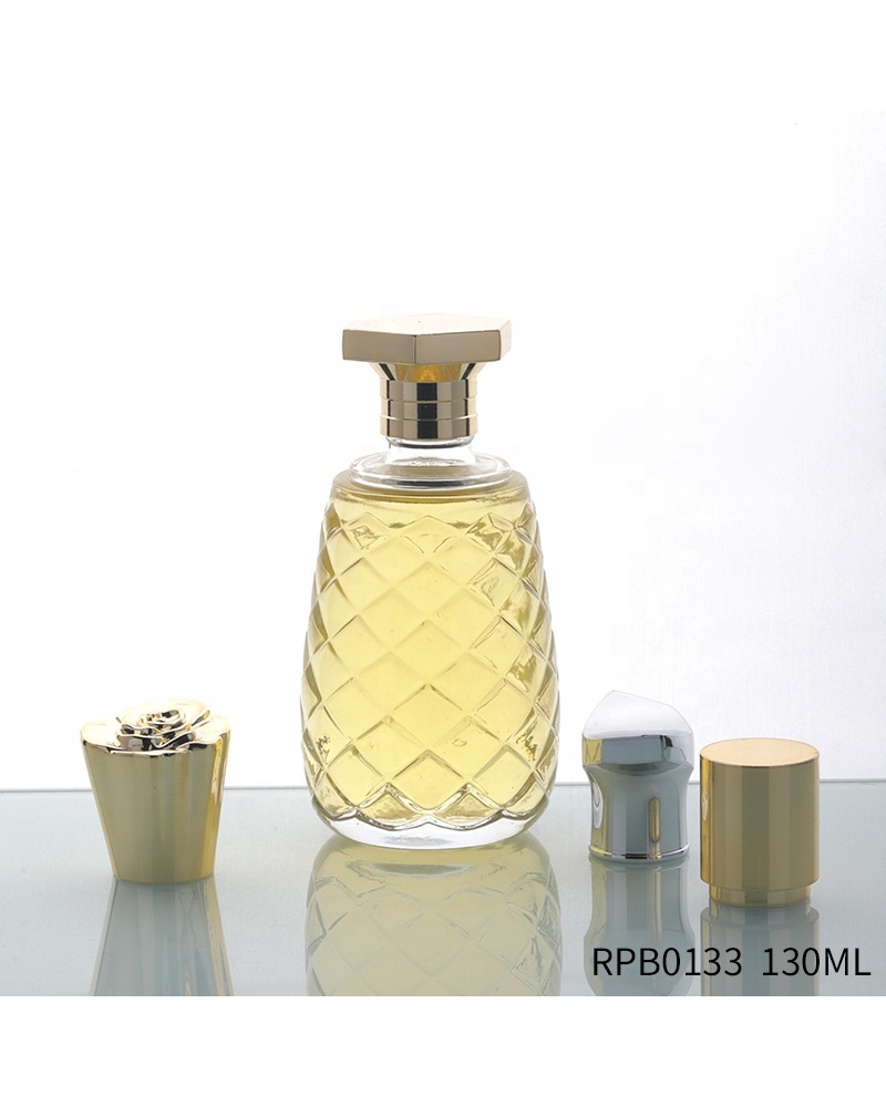 China Factory Design Pineapple Shape Glass 130ml Empty Perfume Bottles for Sale