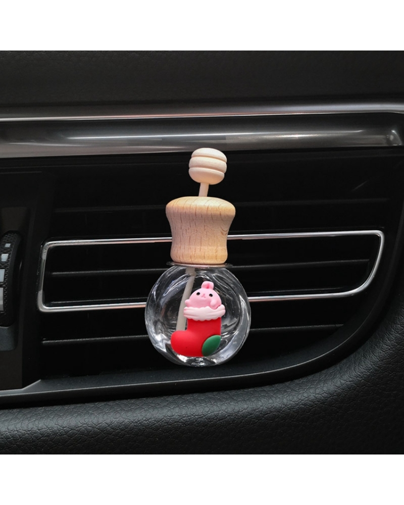 Yiwu 8ml Clip Type Air Outlet Aromatherapy Bottle Car Fragrance Essential Oil Diffuser Perfume Bottle