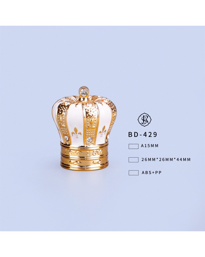 Wholesale luxury 15mm ABS bottle lid bottle perfume crown caps for sale