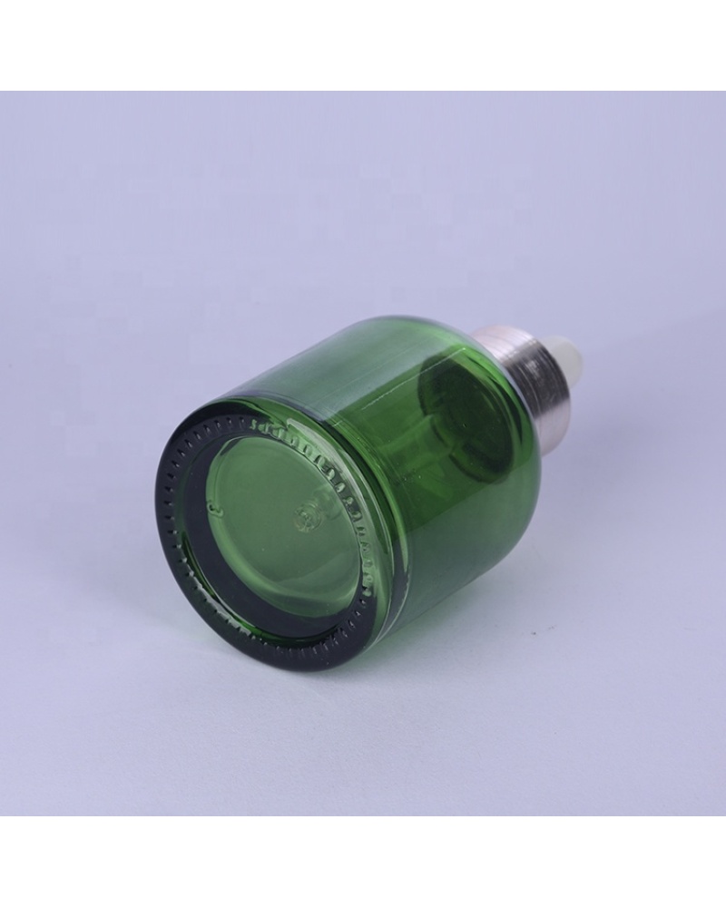Empty Bottle Refillable Glass Pipetted Skin Care Essential Oil Glass Dropper Bottle 50 ml