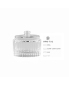 RSB-792 35ml wholesale OEM transparent stylish cosmetic perfume glass bottles