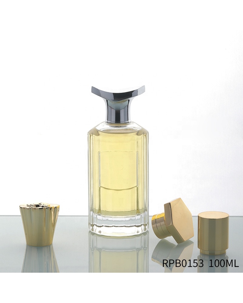 Perfume Bottles Manufacturer Clear Spray Perfume Bottle Glass 100ml with Box