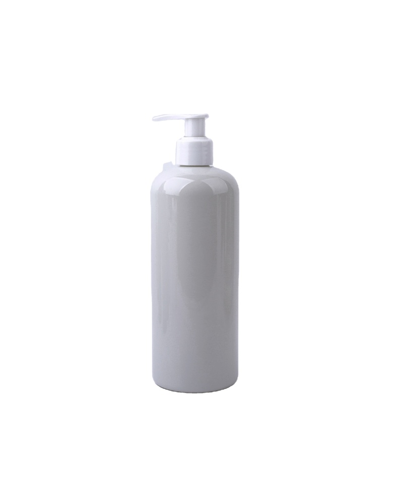 Manufacturing Suppliers Round Pet Body Dispenser Shampoo 500ml Plastic Lotion Bottle with Pump