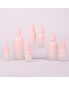 Wholesale 10 ml Empty Glass Container Serum Pink Gradient Oil Dropper Bottle For Skincare