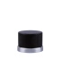 Custom metal perfume black cosmetic post cap aluminum plastic cap