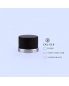Custom metal perfume black cosmetic post cap aluminum plastic cap