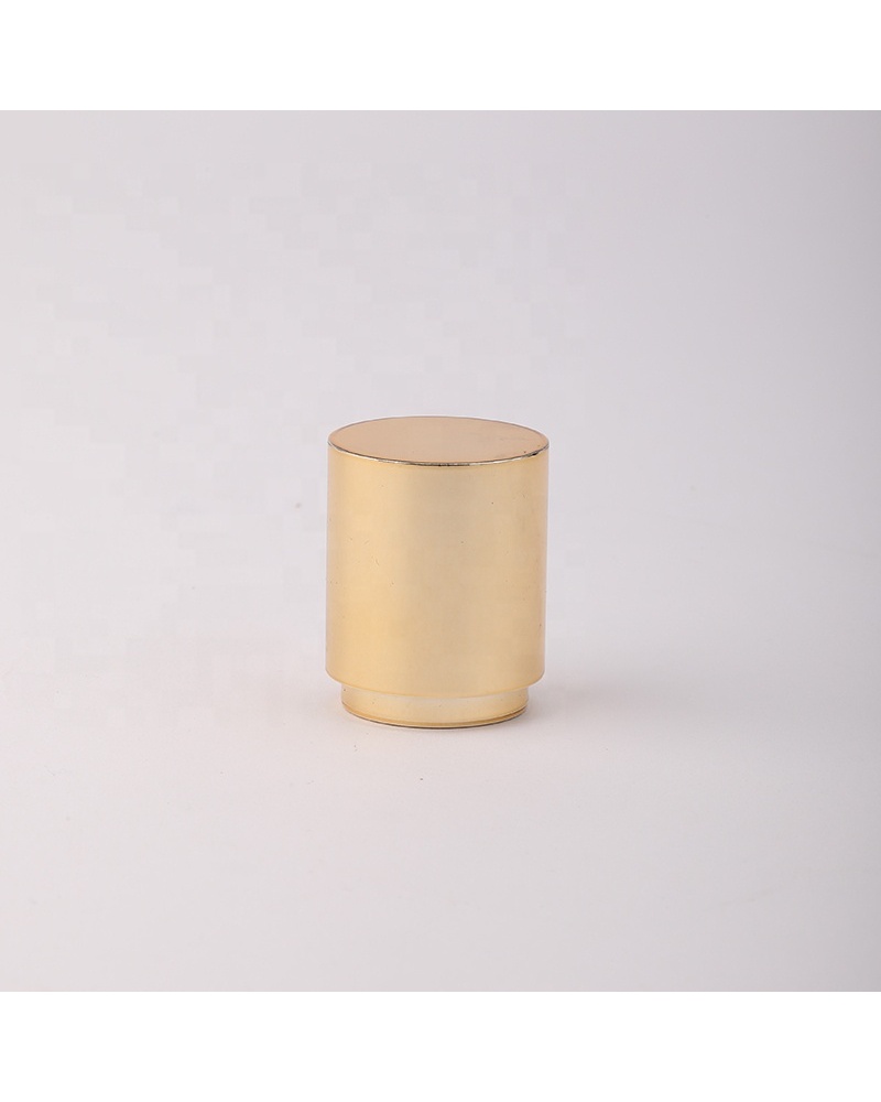 Manufacturers Supplier Gold Cylinder Zamac Elegant Luxury Perfume Bottle Cap