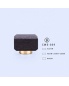 Custom Caps Black Square Wood Cap Fea15 Luxury Perfume Bottle Cap