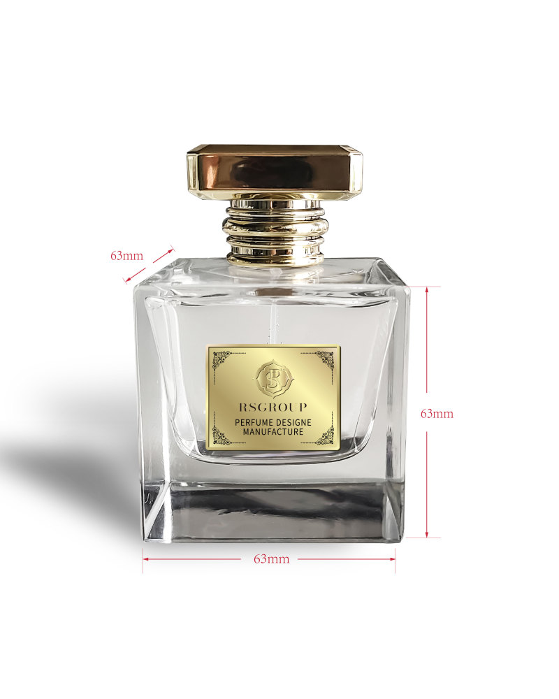 Customized 100ml Luxury Perfume Bottle Square for Gift Packaging