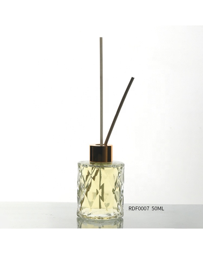 Wholesale New Design 50ml Air Fragrance Bottle Reed Diffuser Glass Bottle