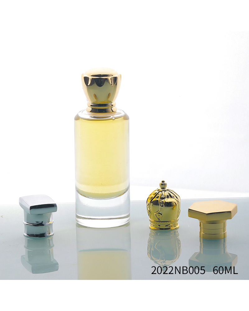 cheap price Luxury Perfume Glass Bottle 60ml Essential Oil Crystal Necklace Wholesale factory price