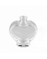 Factory Manufacture Pump Crimp Spray Perfume Bottle Cosmetic Heart Glass Bottles 30ml for Perfumes