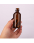30ml 60ml Brown Essential Oil Bottles Boston Round Amber Glass Bottle with Dropper