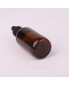 30ml 60ml Brown Essential Oil Bottles Boston Round Amber Glass Bottle with Dropper