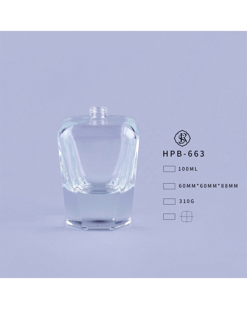 High Quality Polygon Bottle Empty Perfume Oriental Glass Bottle