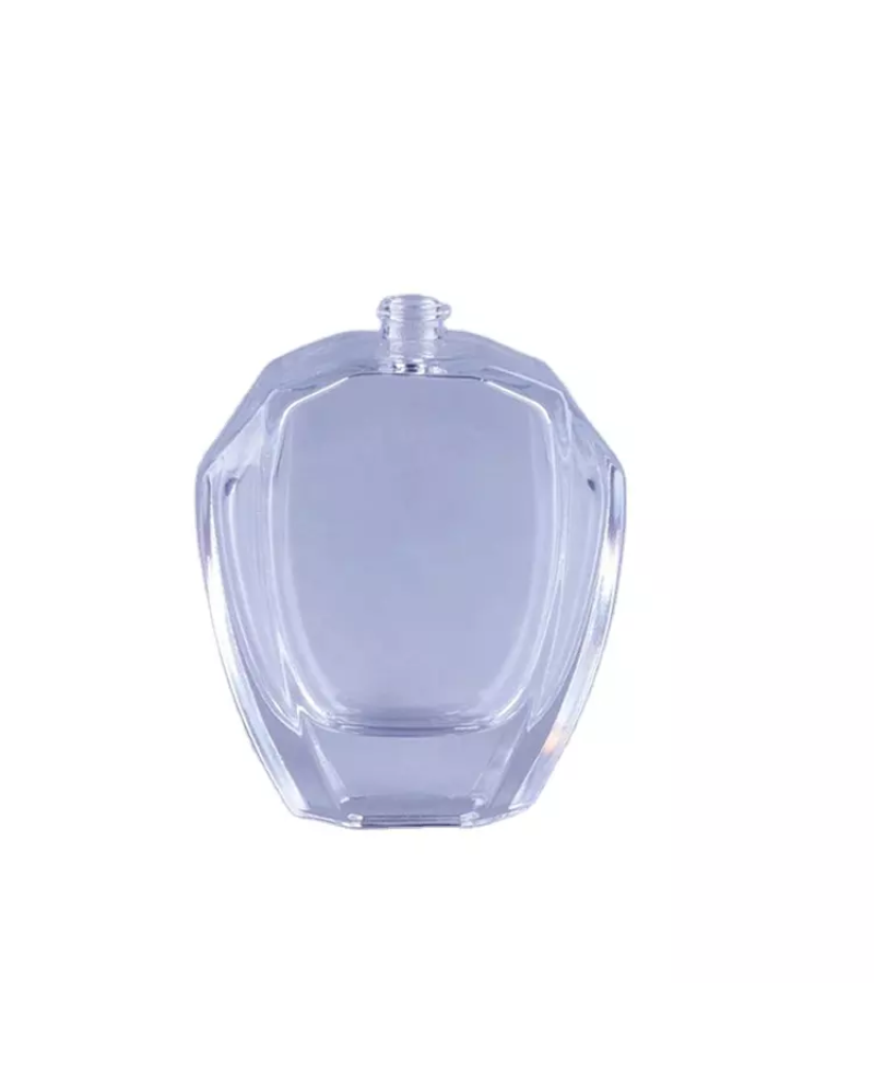 Hot sell empty 50 ml perfume glass bottles irregular shape 100ml perfume bottle