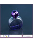 50ml Wholesale Car Diffuser Perfume Bottle Luxury Empty Glass Perfume Bottle with Fancy Purple Cap