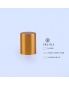 Cosmetic perfume aluminum cover deep gold cap with a thin cycle bottom