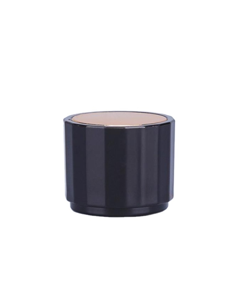 Cosmetic plastic big cylindrical top cap new made with special sides
