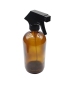 30ml 50ml Trigger Sprayer Bottle Amber Glass Boston Round Spray Bottle with Pump