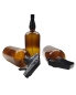 30ml 50ml Trigger Sprayer Bottle Amber Glass Boston Round Spray Bottle with Pump