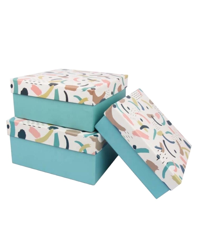Szhejiang Paper Box Colorful Perfume Heaven and Earth Cover Gift Packaging Carton Box