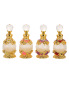 Wholesale 15ml Arabic Dubai style customized logo attar perfume essential oil glass bottles