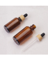 5ml 10ml 15ml 20ml 30ml 50ml 100ml Clear Amber Serum 10 ml Bamboo Glass Essential Oil Bottle
