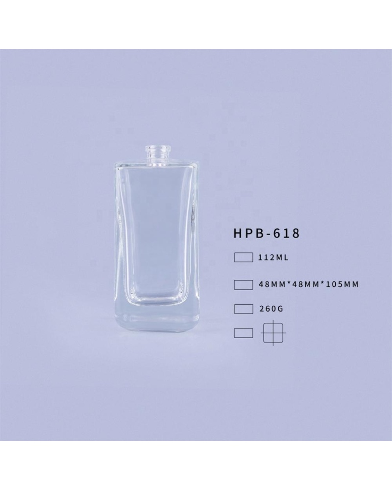 Polishing Perfume Bottle Cosmetic Personalised Special Square Glass Bottles Perfume