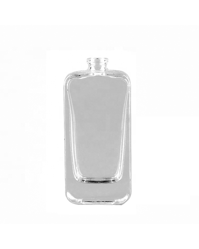 Manufactures square 50ml glass bottles comfortable feeling glass bottles for liquor
