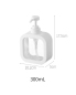 Spot Wholesale Shower Gel Detergent Bottle Square Shaped Lotion 500ml Plastic Bottles