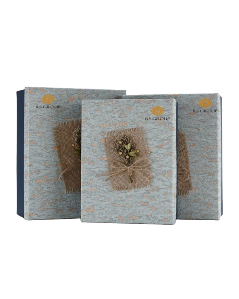 Square Perfume Perfume Packaging Gift Cosmetic Paper Box with Decal Pattern