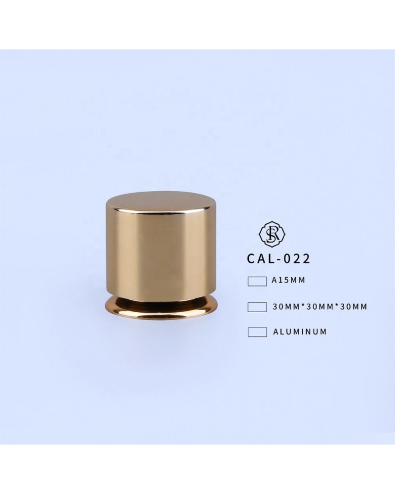 Custom Packaging Perfume Bottle Cap 15mm Aluminium Plastic Cap