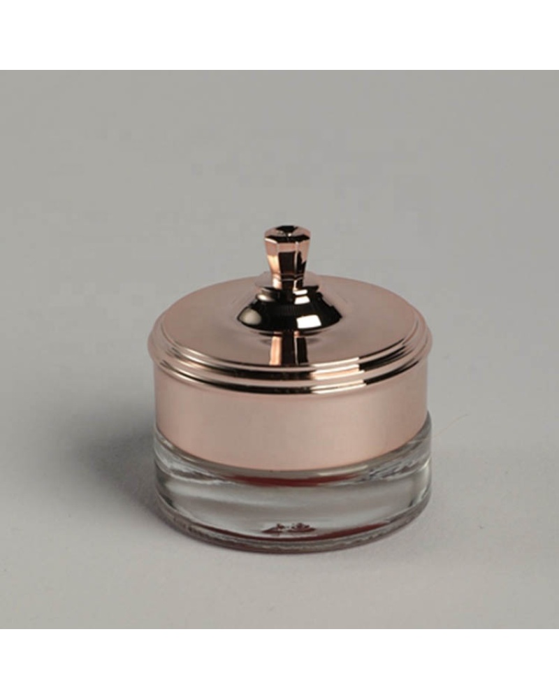 New Design Cosmetic Luxury Metal Lids 5g Cream Lip Glaze Jar Packaging for Glass Canning