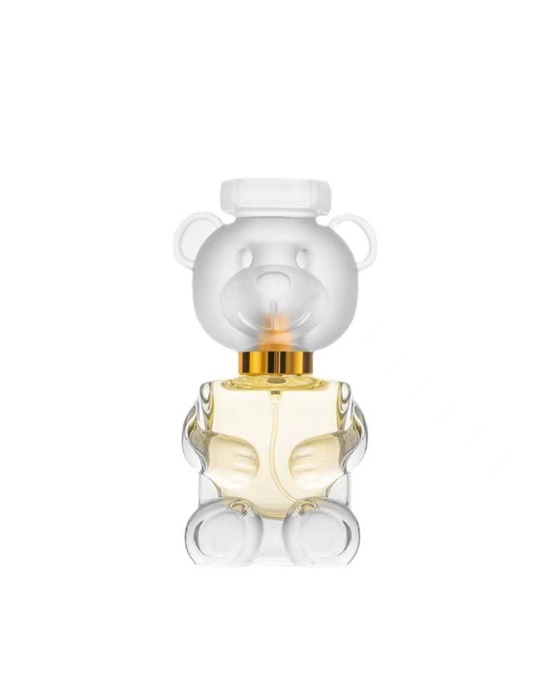 New Design Cartoon 15mm Bear Perfume Bottle Empty Glass Bottle 30ml for Woman Perfume