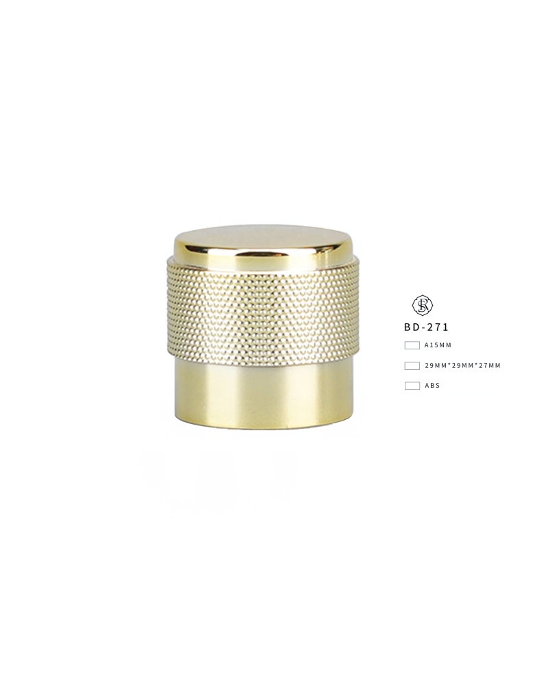 Economical Custom Design 15mm Acrylic Transparent Cylindrical Perfumes Bottle Caps