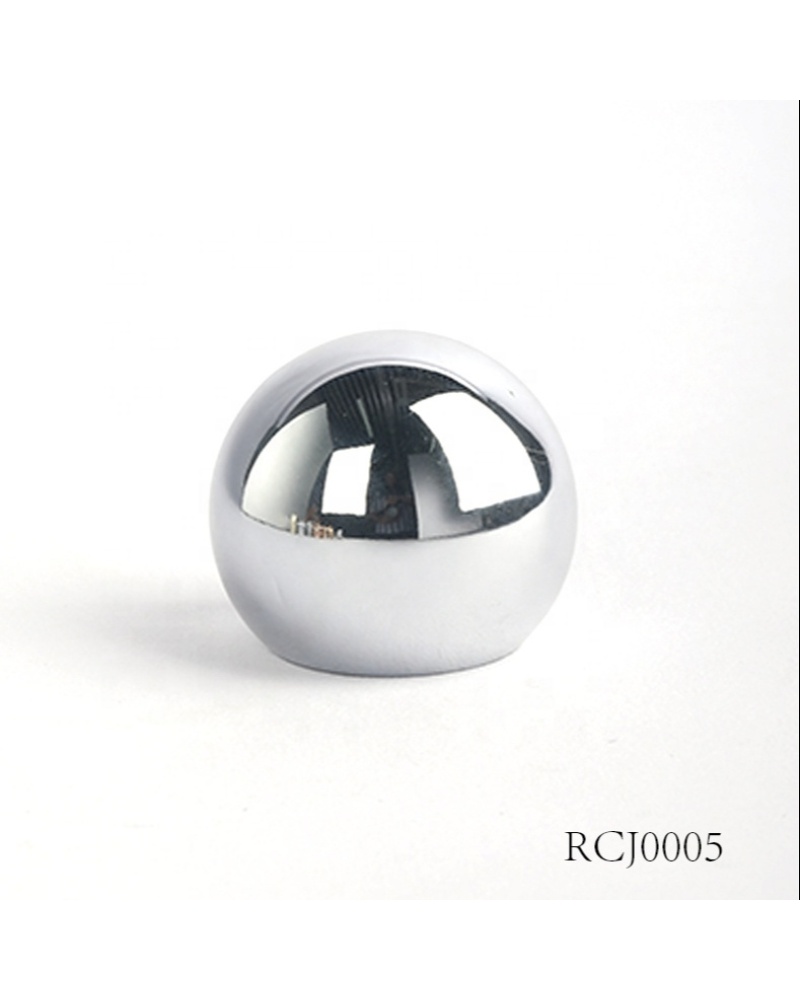 RS hot sell luxury ball shape round perfume zamac sliver perfume caps