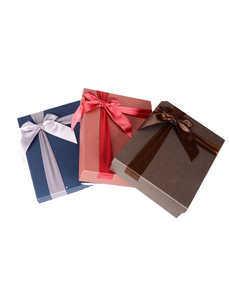 Custom blue/red/brown OEM packaging elegant rigid paper cosmetic boxes paper package gift box
