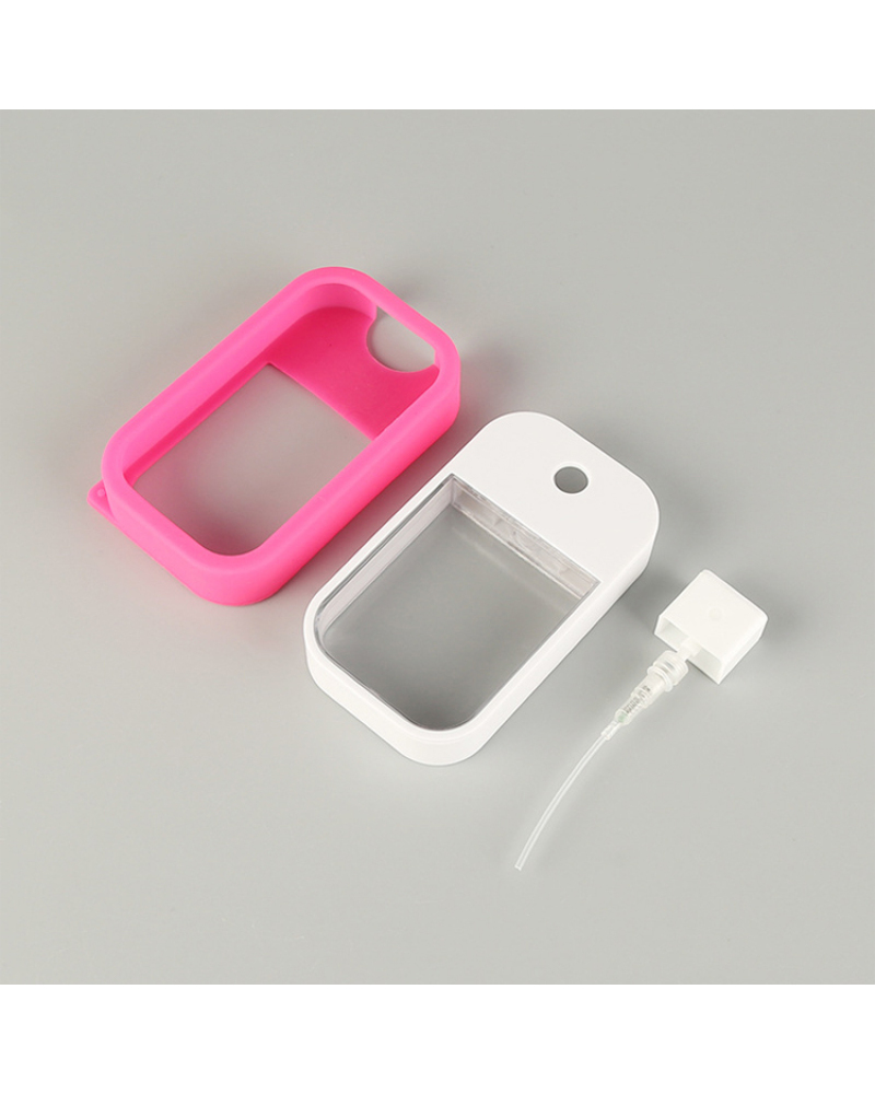 Pocket Size Flat Perfume Keychain Bottle Empty Small Body Cosmetic Press Credit Card Mist Spray Bottle