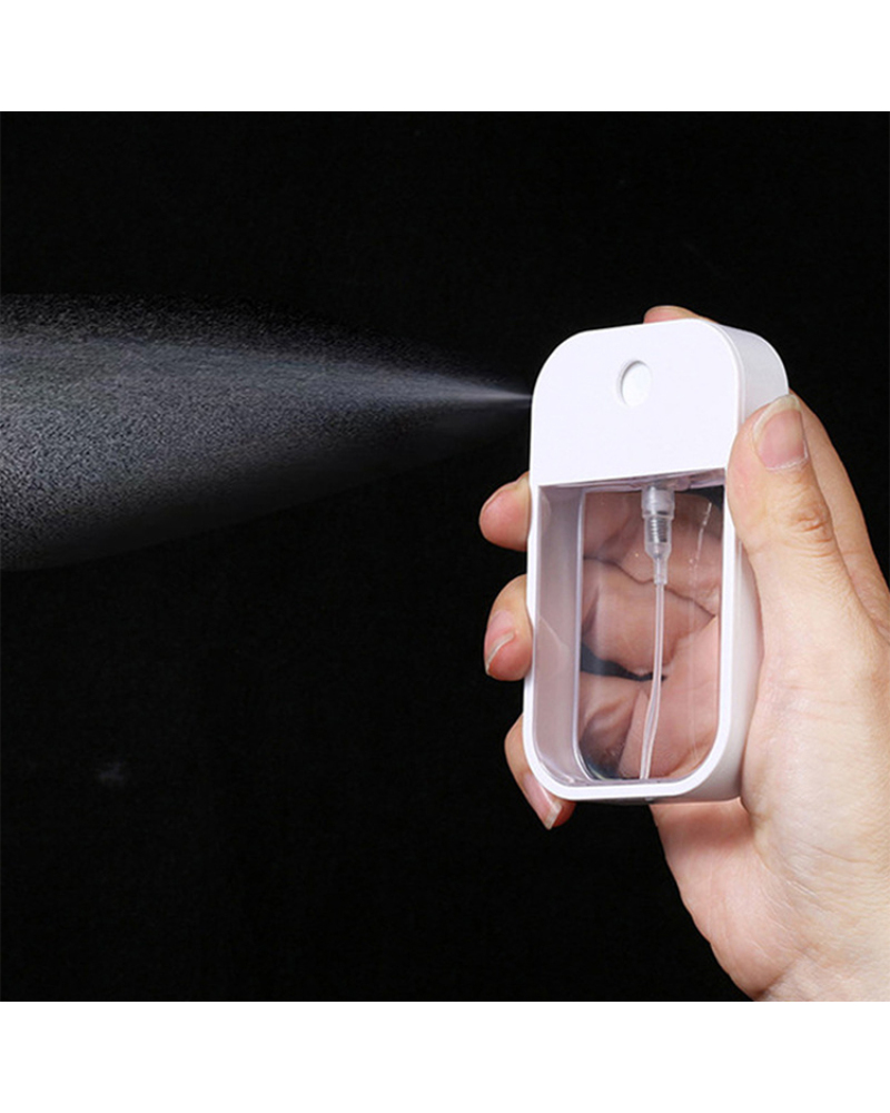 Pocket Size Flat Perfume Keychain Bottle Empty Small Body Cosmetic Press Credit Card Mist Spray Bottle