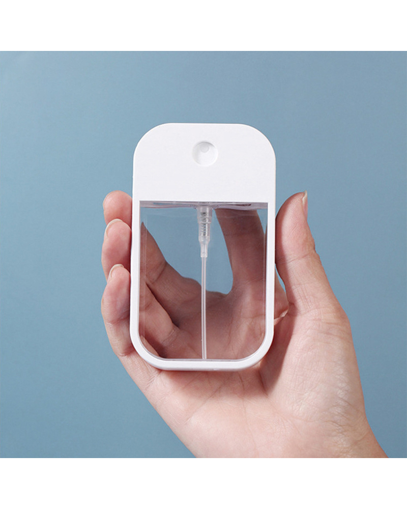 Pocket Size Flat Perfume Keychain Bottle Empty Small Body Cosmetic Press Credit Card Mist Spray Bottle