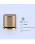CAL-014 Cosmetic Packing Precious Round Perfume Lid Black Aluminum Cap