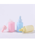 Iridescent Glass Bottle 1oz 30ml Frosted Flat Shoulder Essential Oil Matt Dropper Bottles Nude with Dropper