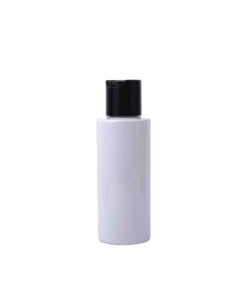 Circular Flip Cap Shampoo Bottle Empty 250ml Plastic Pump Bottle with Screw Cap