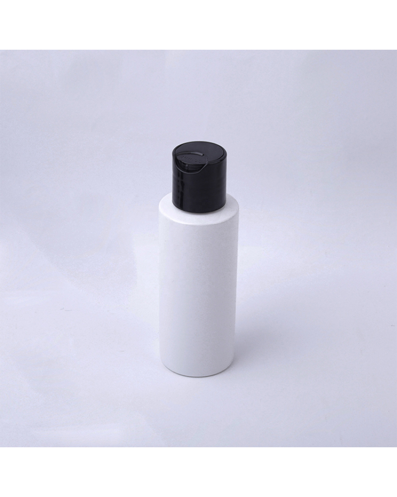 Circular Flip Cap Shampoo Bottle Empty 250ml Plastic Pump Bottle with Screw Cap